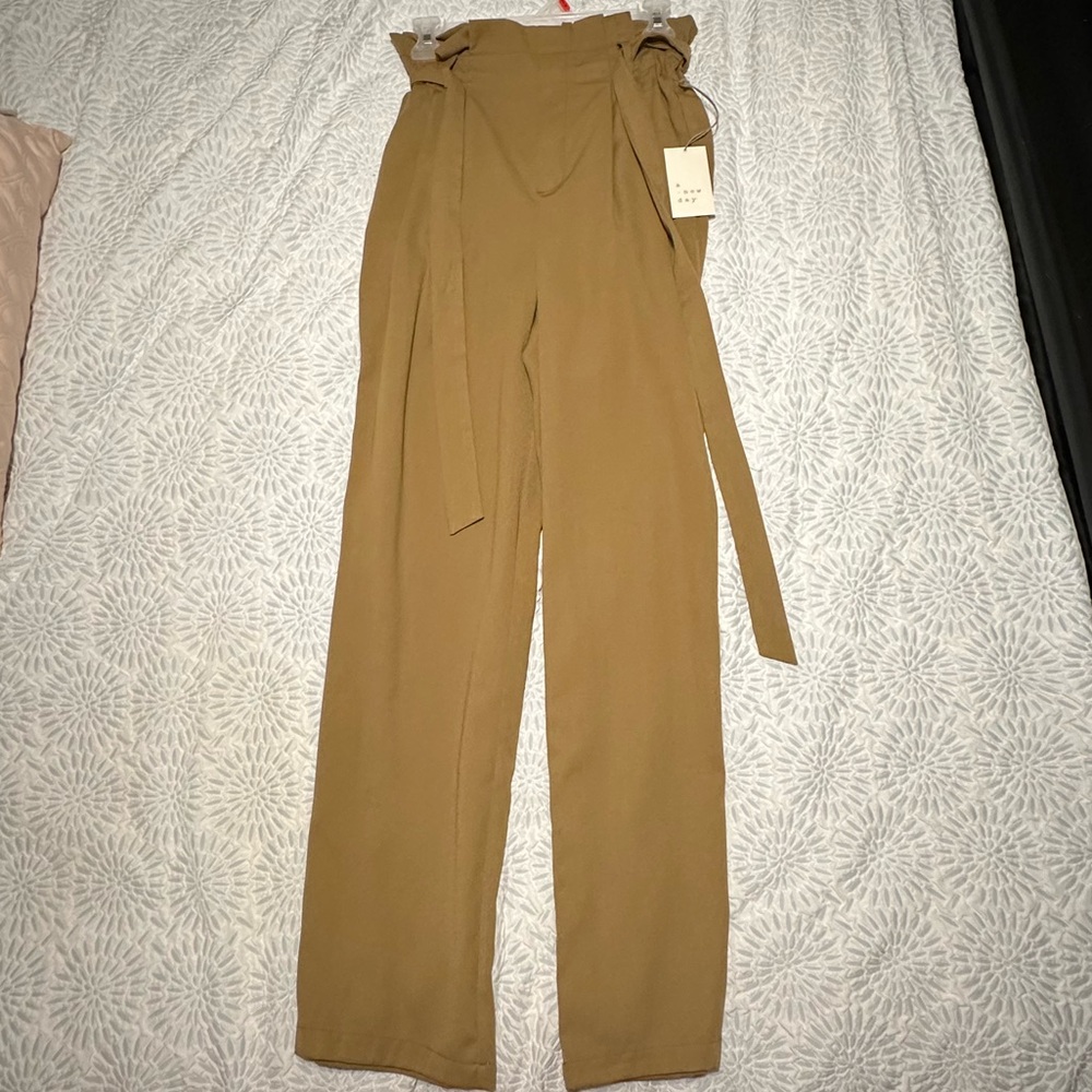 Target A New Day Brand Brown pants with tie